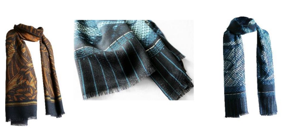 Maison Fétiche : de splendides chèches imaginés par Caroline Basuyau Maison Fétiche : de splendides chèches imaginés par Caroline Basuyau