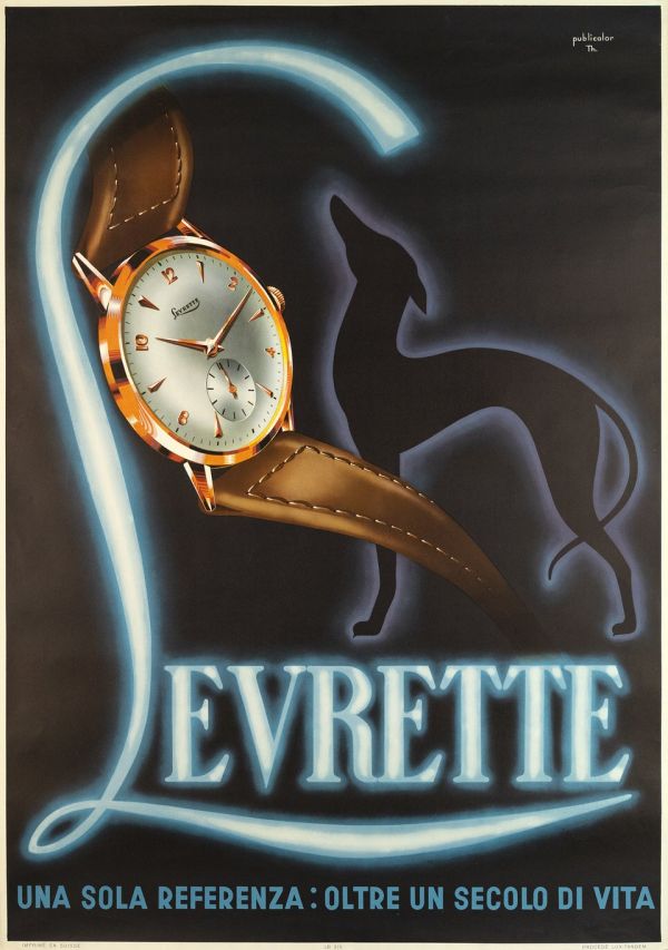 Genève : Galerie 1 2 3, pour de belles affiches horlogères anciennes et originales