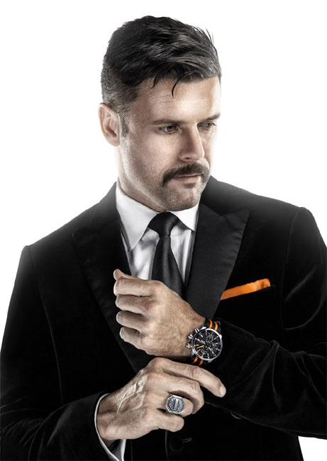 Adam Garone et sa montre Maurice Lacroix Pontos S
