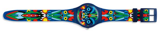 Swatch et Mika : Kukulakuki, une collaboration, deux montres hautes en couleurs !