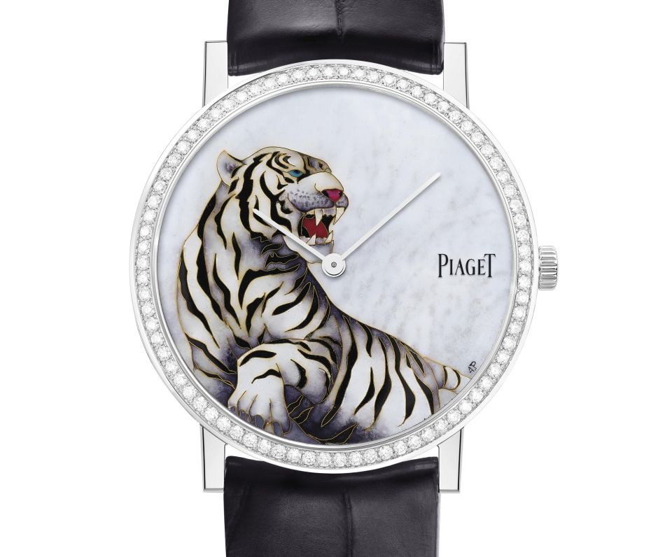 Piaget Altiplano : un tigre en émail grand feu d'Anita Porchet pour le nouvel an chinois 2022