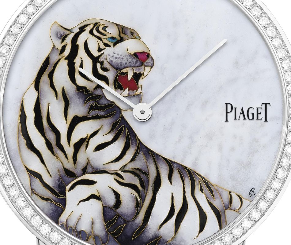 Piaget Altiplano : un tigre en émail grand feu d'Anita Porchet pour le nouvel an chinois 2022