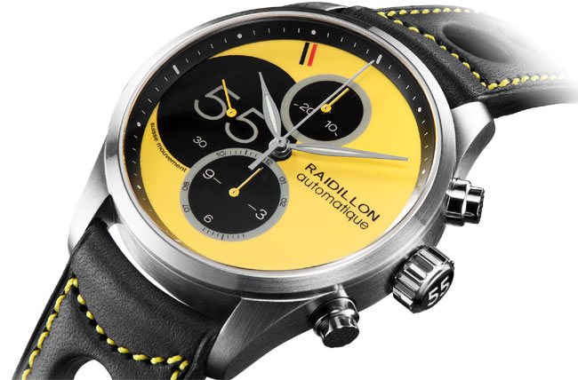 Raidillon : un nouveau chrono au cadran jaune vif arrive chez XP Joaillier à Paris Raidillon : un nouveau chrono au cadran jaune vif arrive chez XP Joaillier à Paris