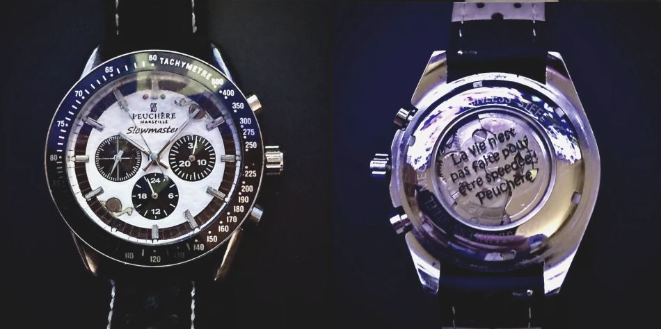 Peuchère : montres détournées pour hommages décalés