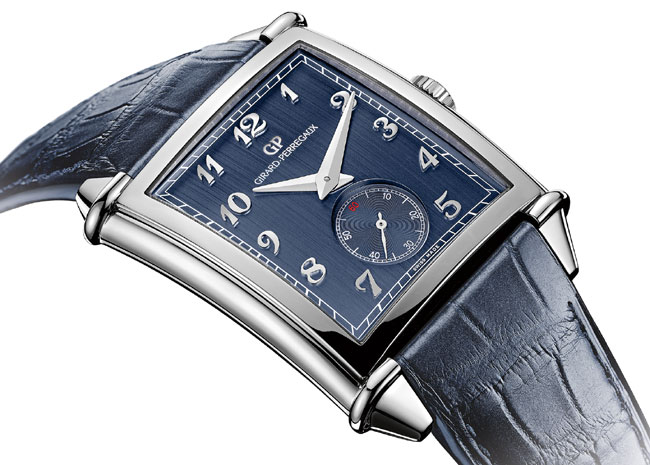 Girard-Perregaux Vintage 1945 XXL version acier cadran bleu Girard-Perregaux Vintage 1945 XXL version acier cadran bleu