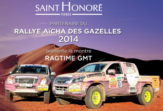 Ragtime GMT Saint Honoré : la montre du Rallye Aïcha des Gazelles 2014 Ragtime GMT Saint Honoré : la montre du Rallye Aïcha des Gazelles 2014