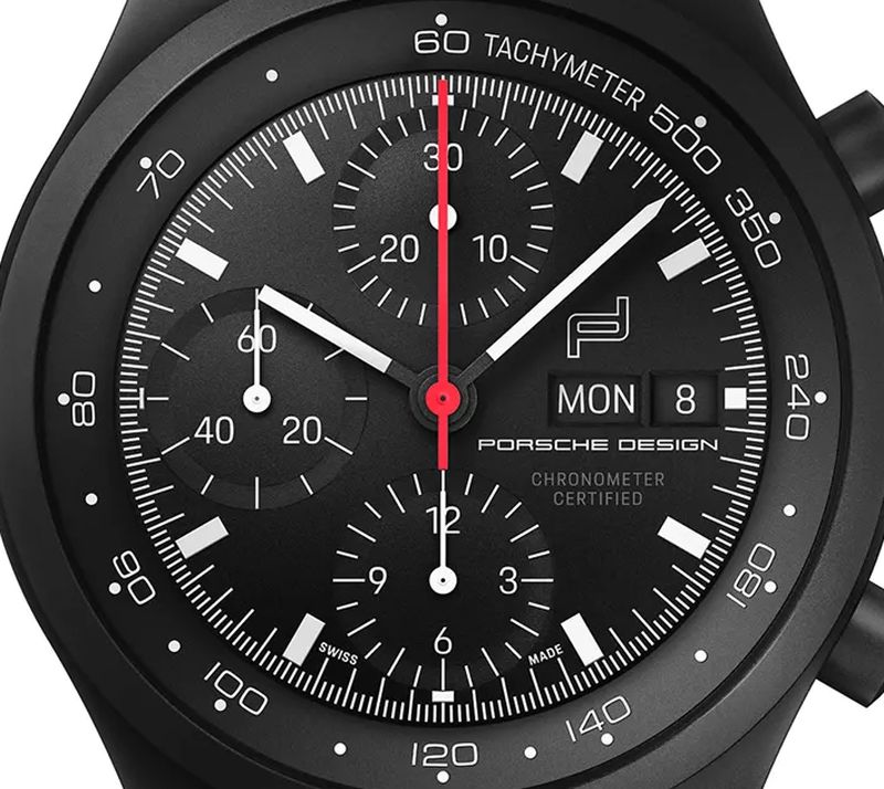 Porsche Design Chronograph 1 All Black Numbered : le retour de la première montre noire