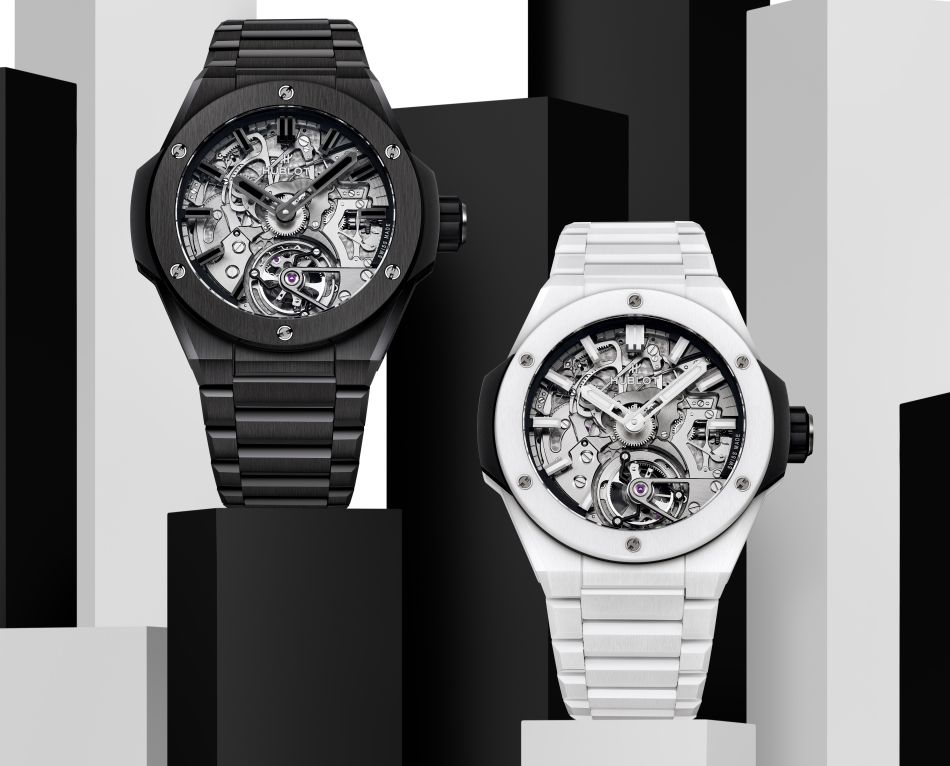 Hublot Big Bang Integral Tourbillon Répétition Minute Cathédral en full céramique : série spéciale Japon Hublot Big Bang Integral Tourbillon Répétition Minute Cathédral en full céramique : série spéciale Japon