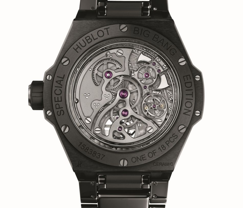 Hublot Big Bang Integral Tourbillon Répétition Minute Cathédral en full céramique : série spéciale Japon Hublot Big Bang Integral Tourbillon Répétition Minute Cathédral en full céramique : série spéciale Japon