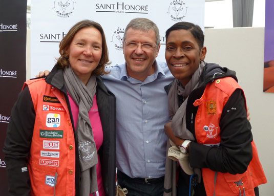 Saint Honoré au départ du Rallye Aïcha des Gazelles du Maroc Saint Honoré au départ du Rallye Aïcha des Gazelles du Maroc