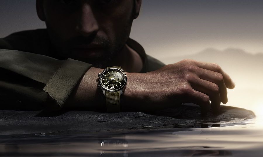 Jaeger-LeCoultre Polaris Date avec cadran vert olive dégradé et grainé