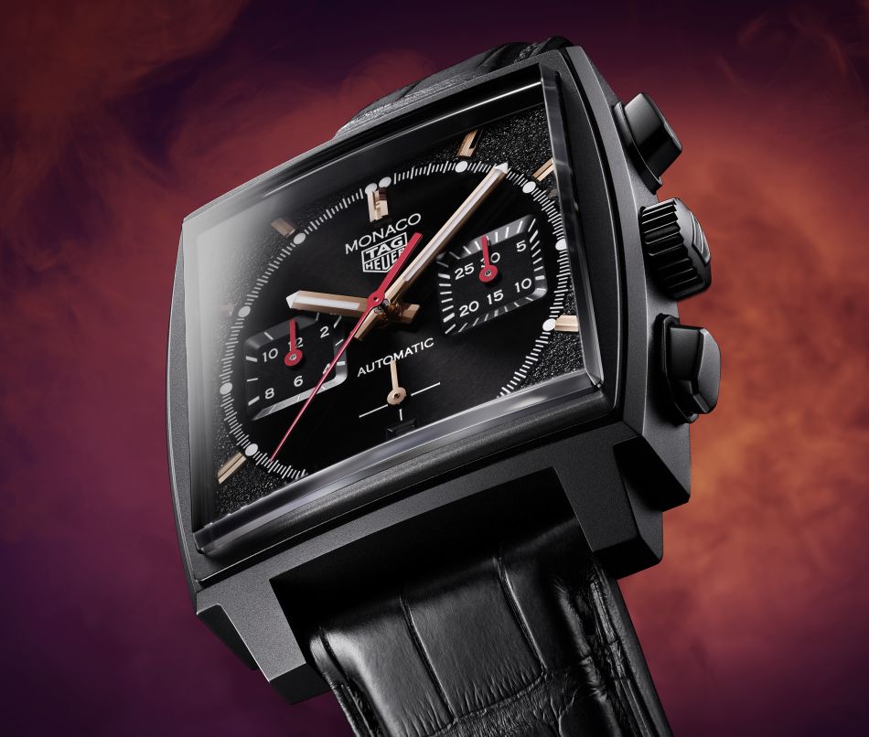 TAG Heuer Monaco édition spéciale GP de Monaco : en titane DLC noir pour un look "Dark Lord"