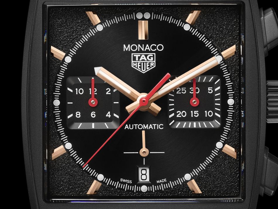 TAG Heuer Monaco édition spéciale GP de Monaco : en titane DLC noir pour un look "Dark Lord"