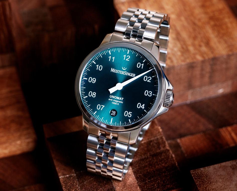 MeisterSinger Unomat : arrivée remarquée de cadrans bleus et verts MeisterSinger Unomat : arrivée remarquée de cadrans bleus et verts