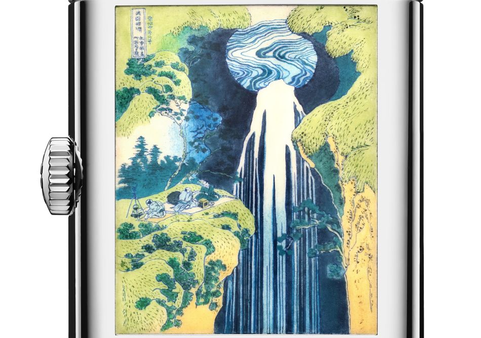 Jaeger-LeCoultre Reverso Tribute Enamel Hokusai "Amida Falls"