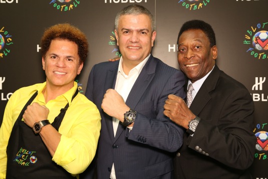 Romero Britto, Ricardo Guadalupe et Pelé