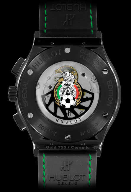 Hublot édition spéciale « Mexican Football Federation » : montre officielle de l’équipe nationale mexicaine