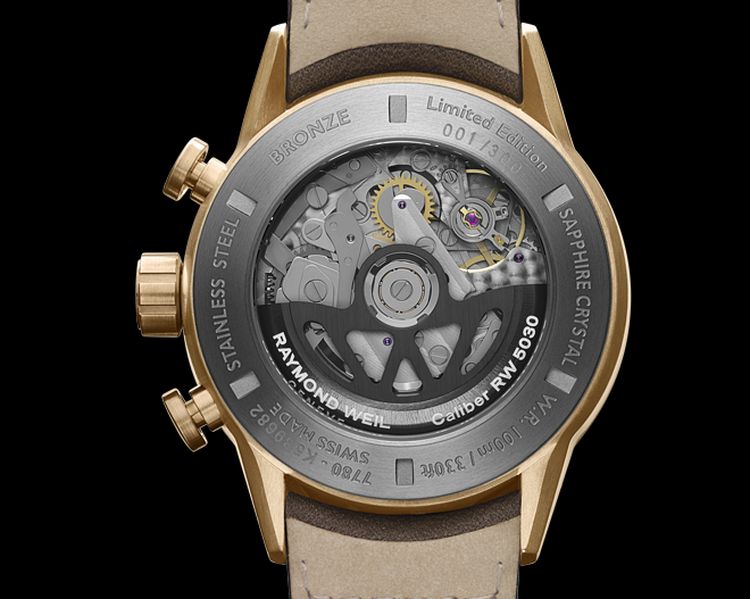 Raymond Weil Freelancer : belle série limitée "bronzo" Raymond Weil Freelancer : belle série limitée "bronzo"