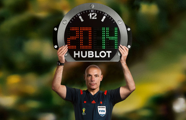 Panneau arbitrage Hublot