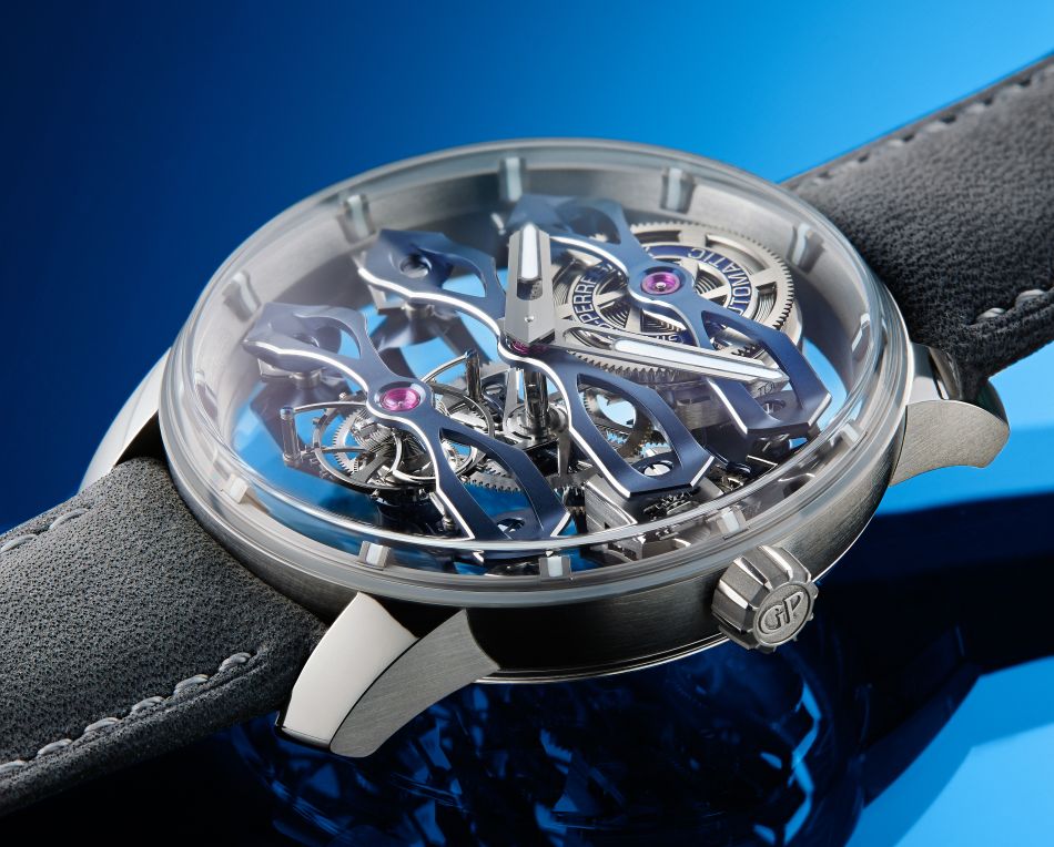 Tourbillon sous trois Ponts volants Bucherer Blue de Girard-Perregaux