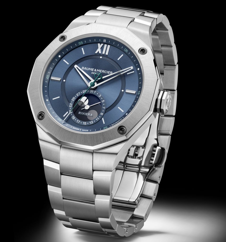 Baume & Mercier : une Riviera réussie avec fonction phase de Lune Baume & Mercier : une Riviera réussie avec fonction phase de Lune
