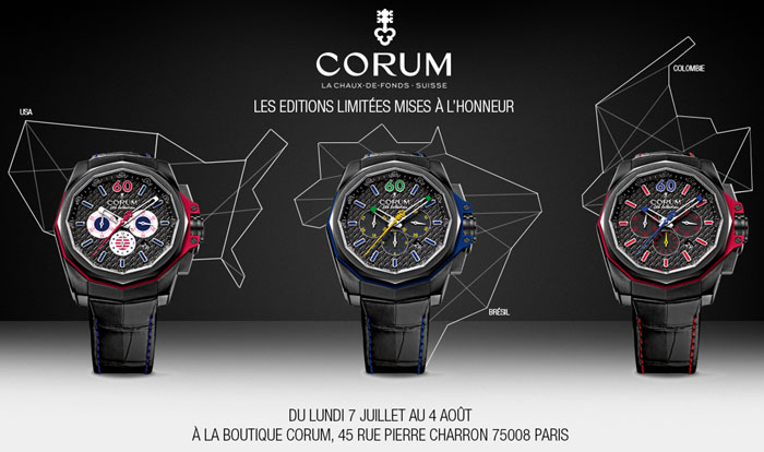 Corum : la collection Americas à découvrir dans la boutique exclusive parisienne