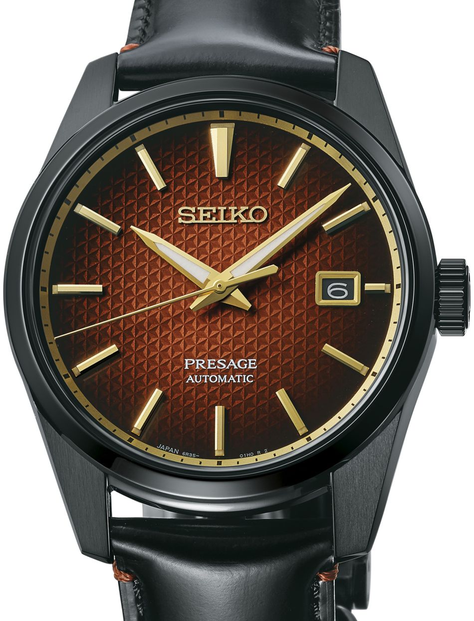 Seiko : deux nouvelles Presage Sharp Edged qui s'inspire du théâtre Kabuki