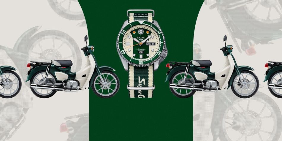 Seiko 5 Sports Honda Super Cub : montre vrombissante Seiko 5 Sports Honda Super Cub : montre vrombissante