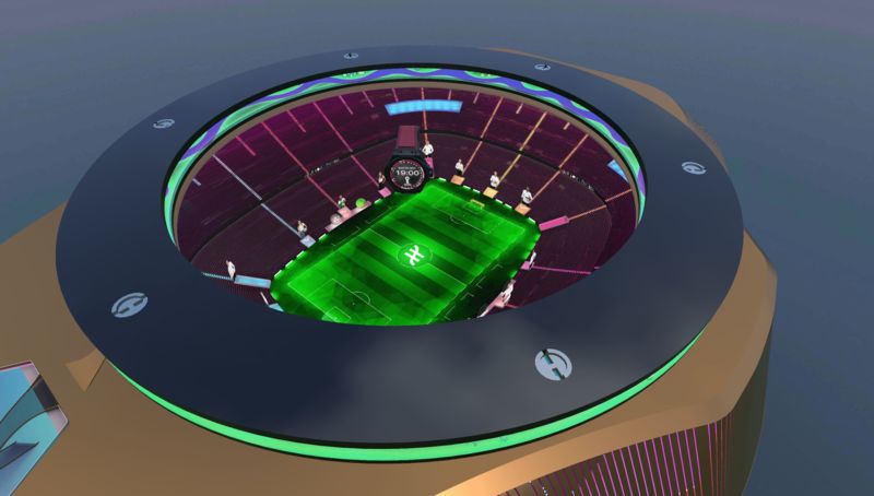 Hublot Loves Football Stadium : chronométreur officiel même dans le métavers