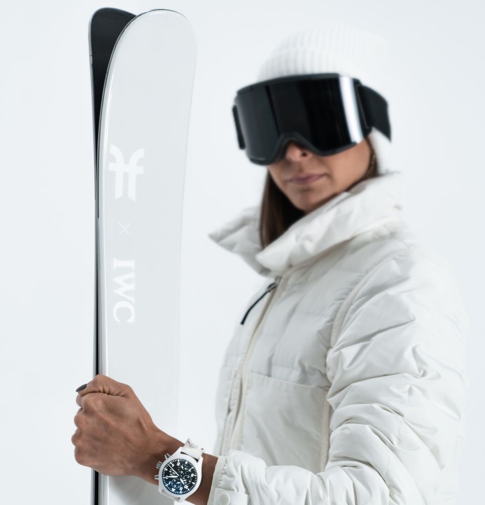 IWC : édition limitée de 55 skis freestyle luminescents avec The Faction Collection