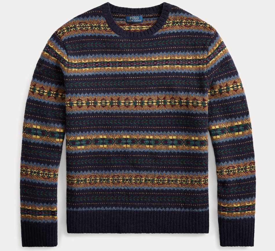 Le pull Fair Isle, un peu de fantaisie colorée dans la grisaille de l'hiver