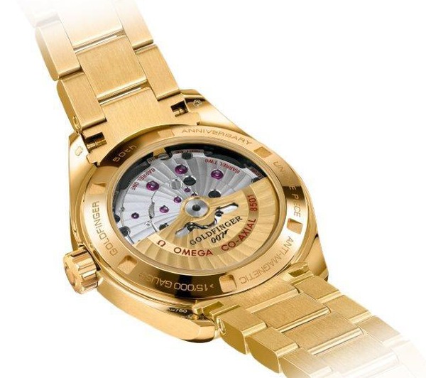 Omega Seamaster Aqua Terra : une pièce unique en or pour célébrer le 50ème anniversaire de Goldfinger Omega Seamaster Aqua Terra : une pièce unique en or pour célébrer le 50ème anniversaire de Goldfinger