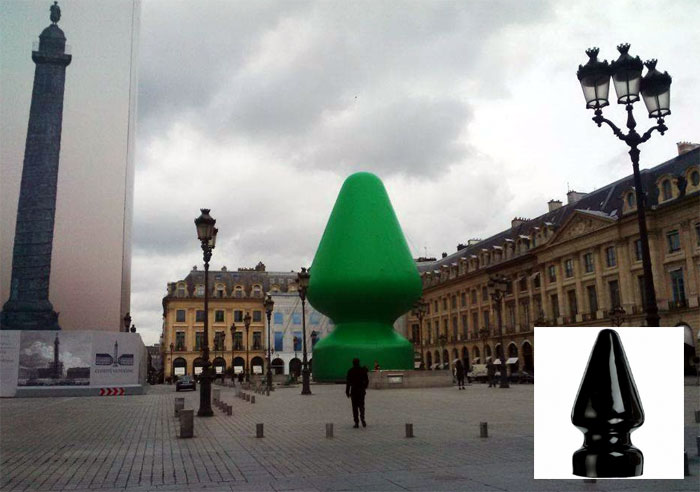 Place Vendôme : le "Tree" de Paul McCarthy est-il une oeuvre d'art ou un sextoy ?