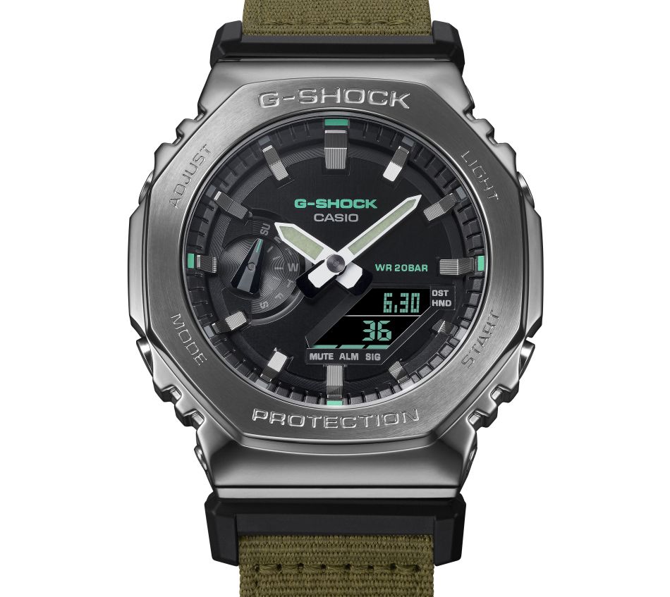 G-Shock GM 2100 : un nouveau look très cool sur bracelet type Nato