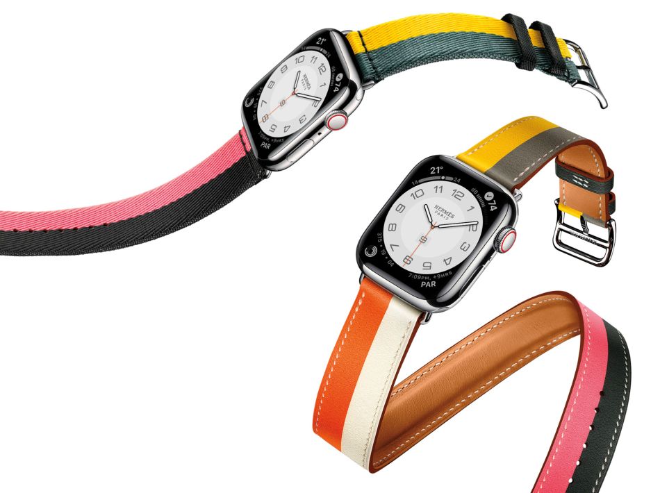 Apple Watch Hermès Series 8 : l'énergie vibrante des courses hippiques