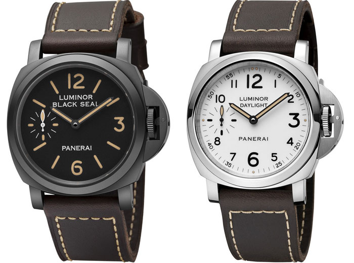 Panerai : un coffret de deux montres Editions Speciales Luminor Black Seal et Luminor Daylight