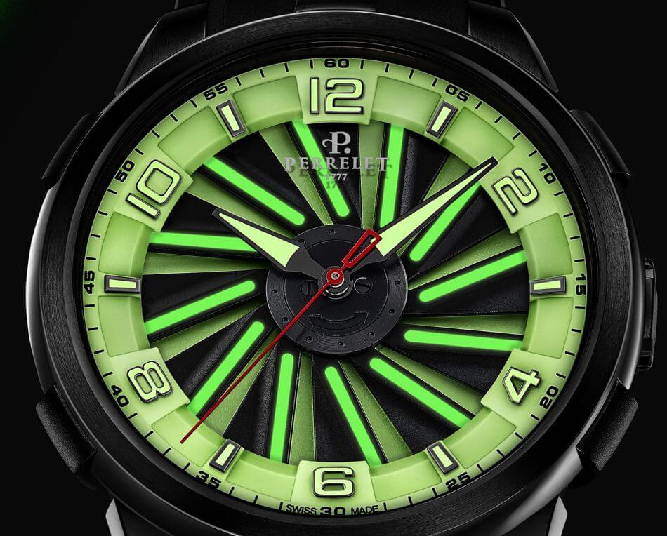 Perrelet Turbine Full Lum : les heures lumineuses Perrelet Turbine Full Lum : les heures lumineuses