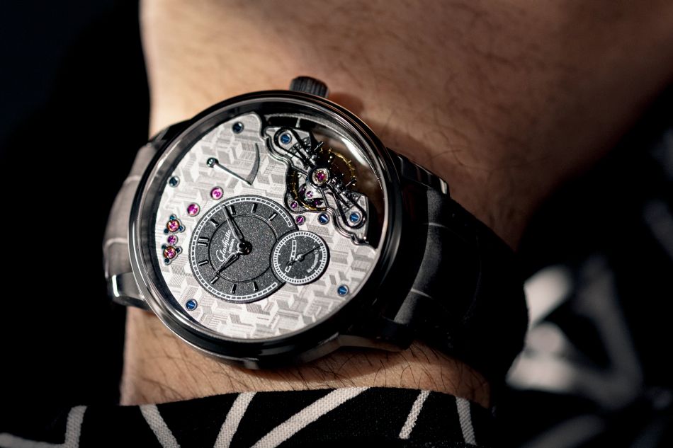 Glashütte Original Panoinverse "street art" : jungle métropolitaine au poignet Glashütte Original Panoinverse "street art" : jungle métropolitaine au poignet