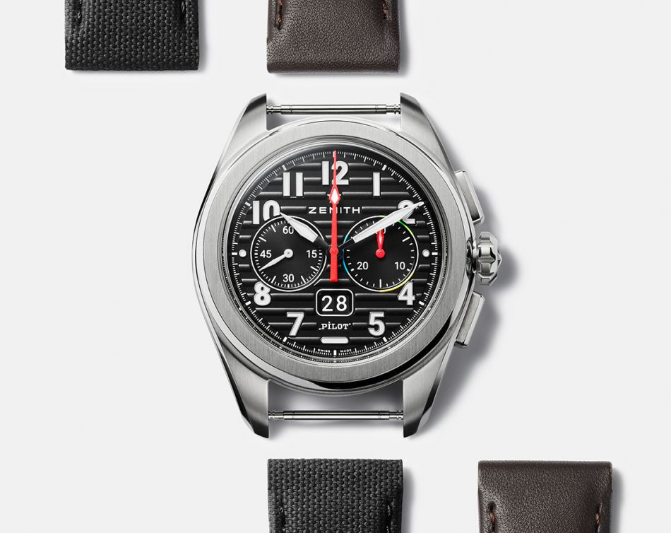 Zenith Pilot Big Date Flyback : hommage à la "Rainbow" des années 2000