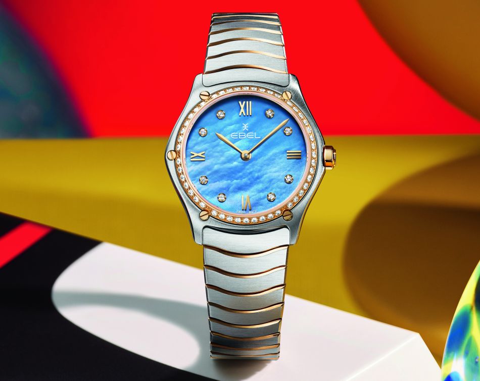 Ebel Sport Classic Lady : un beau cadran en nacre bleue pour le printemps 2023