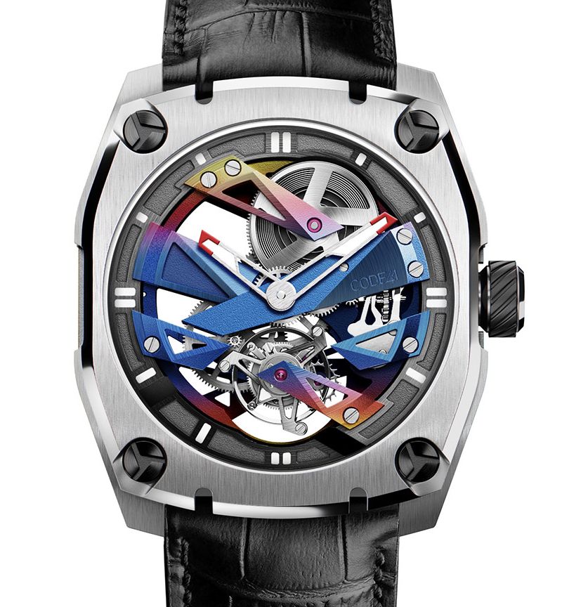 CODE41 : T360, un tourbillon d'avant-garde "swiss made" à moins de 11.000 euros. CODE41 : T360, un tourbillon d'avant-garde "swiss made" à moins de 11.000 euros.