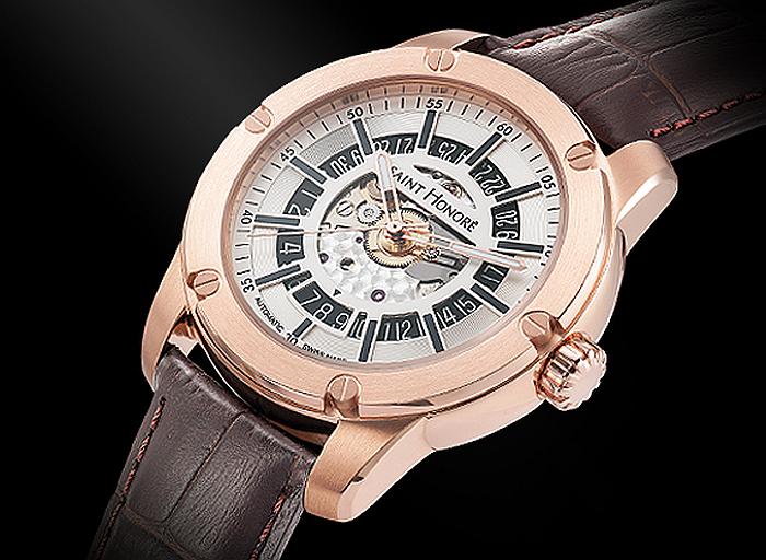 Saint Honoré Artcode Automatic Open Dial : version PVD or rose