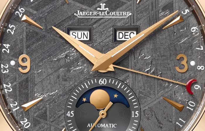 Jaeger-LeCoultre Master Calendar : cadran météorite