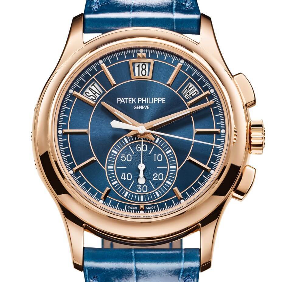 Patek Philippe 5905R chronographe Flyback Quantième annuel : nouvelle ...