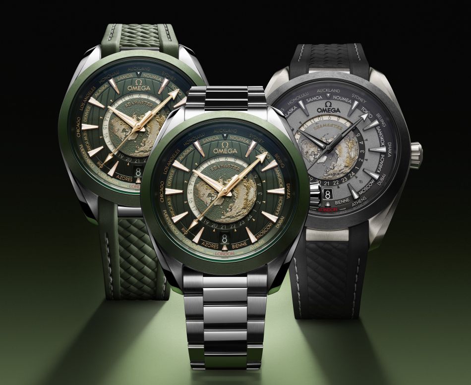 Omega Seamaster Aqua Terra Worldtimer 2023 : trois nouveautés pour parcourir la planète Omega Seamaster Aqua Terra Worldtimer 2023 : trois nouveautés pour parcourir la planète