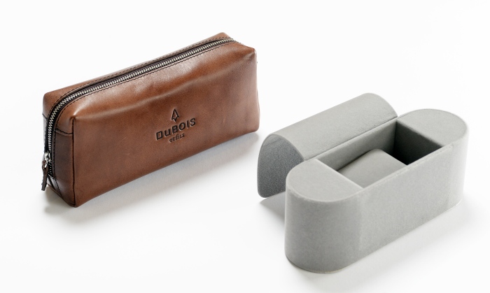 DuBois et fils : un sac en cuir en guise de boite de montres