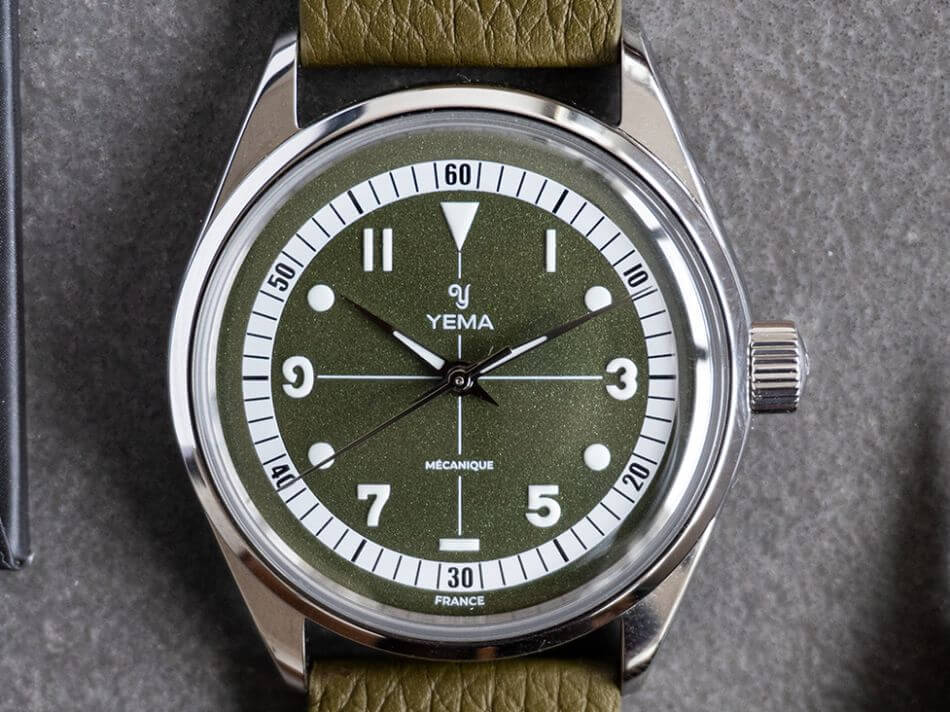 Yema Urban Field : un petit air de montre militaire pour cette jolie montre de ville