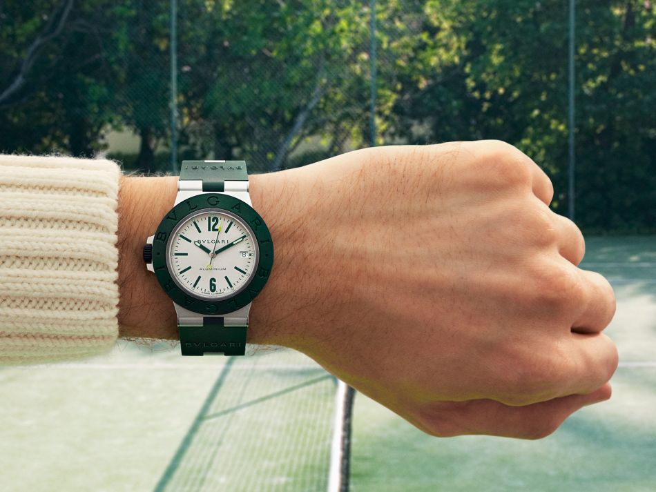 Bvlgari Aluminium édition Match Point : une gaucher sur les courts de tennis Bvlgari Aluminium édition Match Point : une gaucher sur les courts de tennis