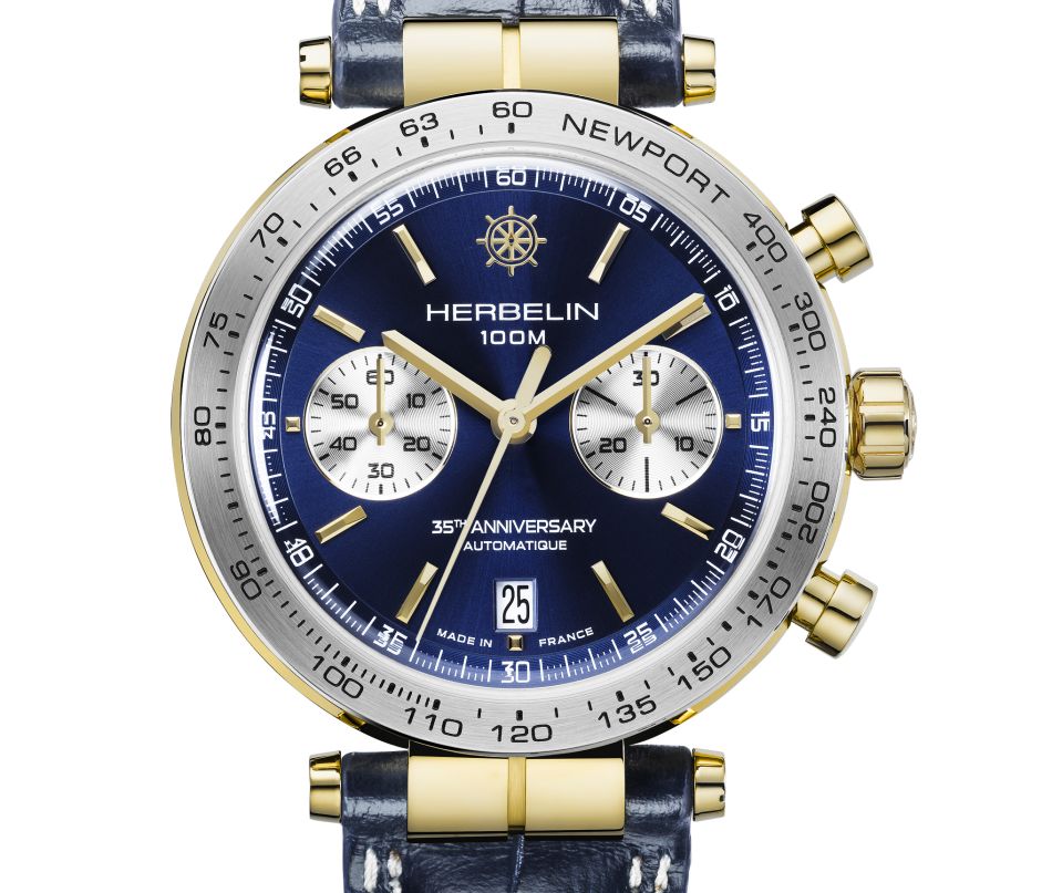 Herbelin Newport : un chrono bicolore pour les 35 ans de cette collection emblématique de l'horlogerie française Herbelin Newport : un chrono bicolore pour les 35 ans de cette collection emblématique de l'horlogerie française