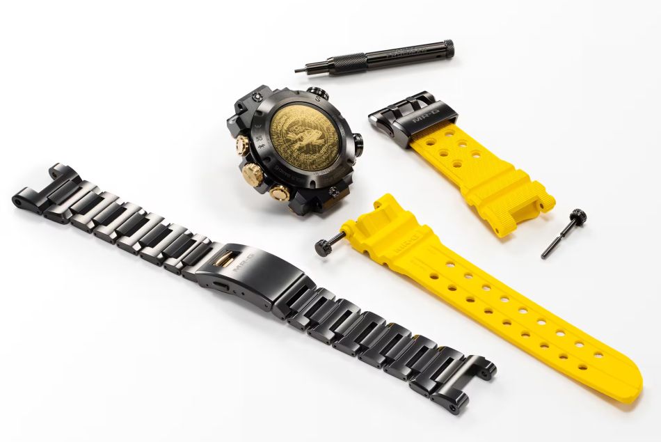 G-Shock MR-G Frogman jaune vif : montre de plongée ultime